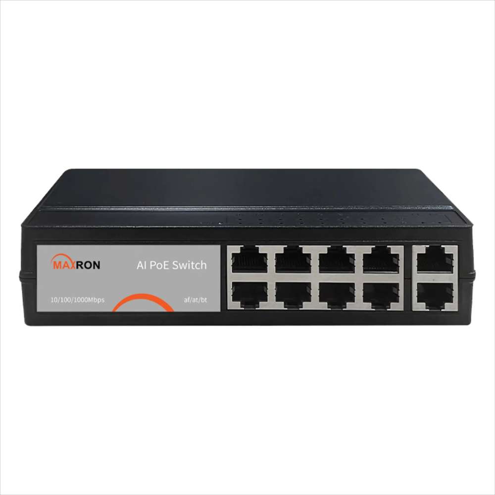 سوئیچ ۸ پورت POE MAXRON  MSW-3008FPA-2GL-120I-V2